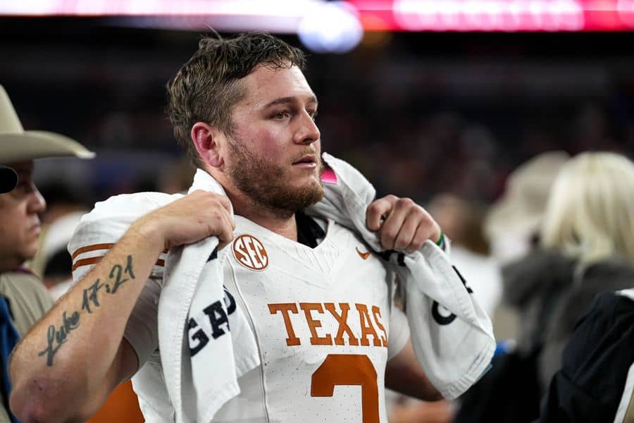 Texas Longhorns Quarterback Quinn Ewers in Secret Talks