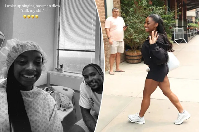 REPORT: Simone Biles undergoes procedure one month after ‘almost dying’ in life-threatening health scare……